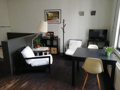 Enjoy wonderful Ghent in a beautiful house facing the river ' the Leie', where b Ghent, Belgium Business or travel studio,  central quiet location Entire rental unit vacation rental 44426709