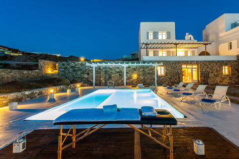 Villa Garnet is a modern-style house with Mykonian charm. It is situated in the  Greece Villa Garnet by Rocks Estates Entire villa vacation rental 625107864841011967