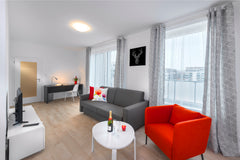 This modern and comfortable apartment is located in a quiet area, close to the M Prague, Czechia Modern One Bedroom Ap. directly at Subway station Entire rental unit vacation rental 22899657