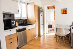 This freshly done stylish place is perfect for city trips. It's  5 min walking f Nea Smyrni, Greece Cozy Top floor with Acropoli view and big terrace Entire condo vacation rental 54197738