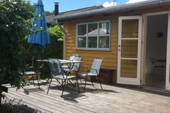 Cosy house with a small garden and a little parkingspace. 5 minuttes from the se Copenhagen, Denmark Very nice garden house in a park near the sea Entire guesthouse vacation rental 3416863