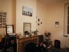 Chambre grande, lumineuse et cosy. Salle de bain privée avec douche et lavabo Lyon, France Chambre cosy Private room in rental unit vacation rental 23808273