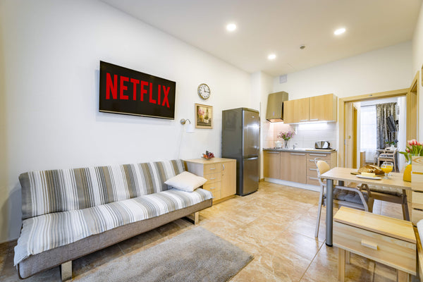 This big sunny first-floor flat can accommodate up to three people. It consists  Prague, Czechia ❀ Spacious fully equipped APT 3 guests ❀ Entire rental unit vacation rental 22918963