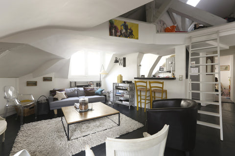 Appartement lumineux au 3ème étage.<br />Grand séjour, cuisine américaine, table  Appartement Paris centre 80m2 Entire rental unit vacation rental 6624318