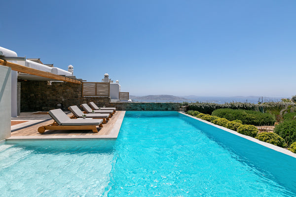 M-One Villa amenities include 3 double bedrooms with ensuite bathrooms, a play r Greece M Mykonos Villa ONE Entire villa vacation rental 30528409