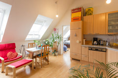 You are welcome to my house in Vienna! There is a bright roof apartment  whit li Vienna, Austria Lovely apartment with great view Entire rental unit vacation rental 8329912