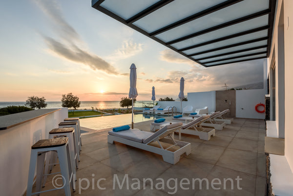 Villa Pelagia is a brand new luxury residence (construction 2021), located in th Chania, Greece Seafront  VILLA PELAGIA 