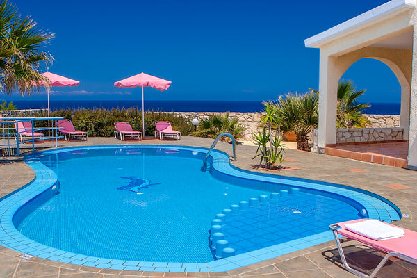 This vacation villa rental is located in the area of Stavros,  just 15km from th Chania, Greece Villa Clio with a stunning view of the sunset Entire villa vacation rental 17516656
