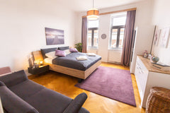 Dear guest, This Apartment is comfortable and spacious, situated in a quiet stre  Deluxe apartment with balcony near Schönbrunn Entire condo vacation rental 652580579225705913