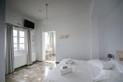 studio with partial Sea view. with common huge terrace with amazing caldera and  Megalochori, Greece Superior Double Room with Partial Caldera VIew Entire rental unit vacation rental 43682246