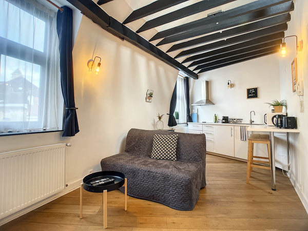 Nous vous proposons ce petit appartement en plein centre de la ville de Bruxelle Brussels, Belgium SA15.04 Appart COSY - Quartier Sainte-Catherine Entire rental unit vacation rental 23899816