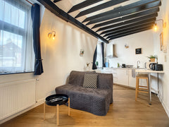 Nous vous proposons ce petit appartement en plein centre de la ville de Bruxelle Brussels, Belgium SA15.04 Appart COSY - Quartier Sainte-Catherine Entire rental unit vacation rental 23899816