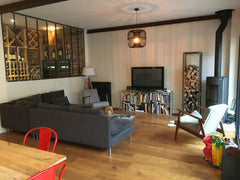 Profitez en famille de notre échoppe de ville bordelaise située dans un quartier Bordeaux, France Agréable échoppe de ville avec poêle à bois Entire townhouse vacation rental 53335916