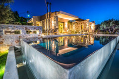 Ariadne villa is a brand new (May 2017) luxury villa built on a hill with panora Chania, Greece Luxury 4BR Villa:Private Pool, Garden, Near Chania Entire villa vacation rental 19236901