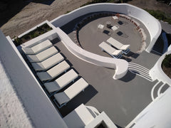 Cycladic-style House with outdoor seating area  and balcony for private use with  Two-Bedroom Sunset View Jacuzzi House Entire home vacation rental 32951862