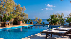 Villa South Crete is an amazing beachfront villa located in the area of Makrigia Agios Nikolaos, Greece South Crete Villa - Beachfront villa  private pool Entire villa vacation rental 46063391