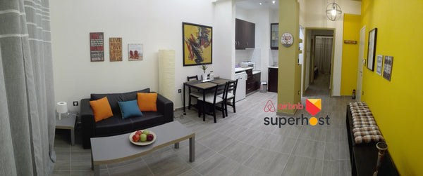 Fully renovated apartment 50sqm in Athens hosts up to 2+1 persons. <br />At the  Athens, Greece Modern & Smart apartment, Athens. Entire rental unit vacation rental 19290112