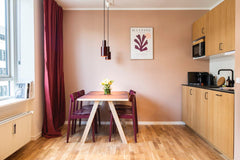 The convenient and cool one-bedroom apartment perfectly matches a family of four Copenhagen, Denmark By the Lakes Studio XL - Into This Place Entire serviced apartment vacation rental 53161633