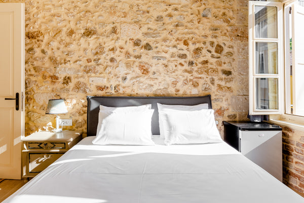 Step through the historical remains of the front doorway into this living piece  Chania, Greece Heritage Home on the Site of Old St. Catherine Church Entire home vacation rental 14106278