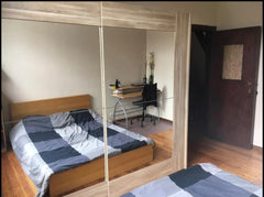 Une grande chambre meublée et très lumineuse sera disponible dans une coloc<br / Ixelles, Belgium Chambre 2 lumineuse au calme ULB Private room in townhouse vacation rental 38996708