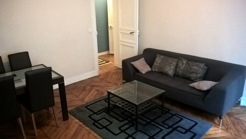 A typical parisian flat with fireplaces & typical ceiling molding & parquet<br / Paris, France VIP Lounge Entire rental unit vacation rental 9367903