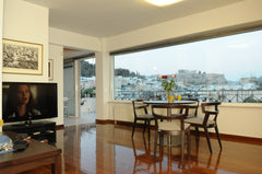 The luxury apartment is located at the heart of the historical, cultural and com Lefkada, Greece Downtown with view to Acropolis 200m from Metro Entire rental unit vacation rental 14723895
