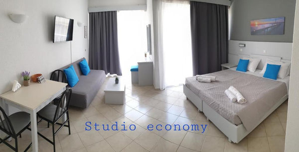 The renovated Blue Eyes Apartments, we offer you excellent service and comfortab Greece BLUE EYES APARTMENTS-studio economy Entire rental unit vacation rental 52462011