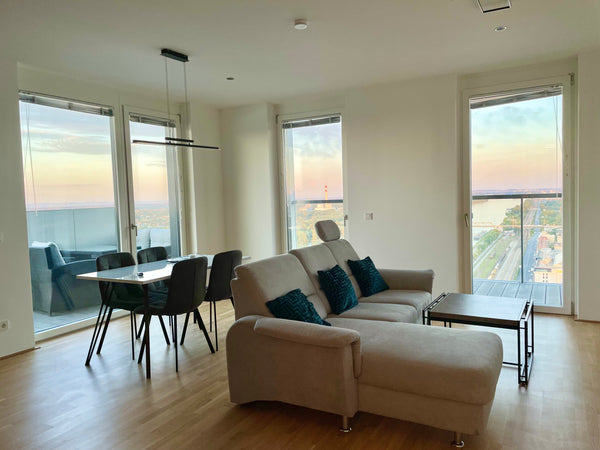 Das Marina Skyline Apartment verbindet einen urbanen Lifestyle mit luxuriöser Le Vienna, Austria Luxury Marina Skyline Vienna Entire vacation home vacation rental 675503140363199451