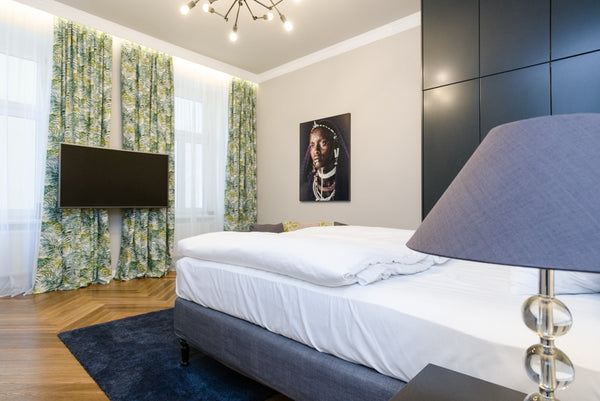 The apartment has been tastefully decorated. The modern kitchen is fully equippe Vienna, Austria Luxury Designer Studio 2.22 Entire serviced apartment vacation rental 40154438