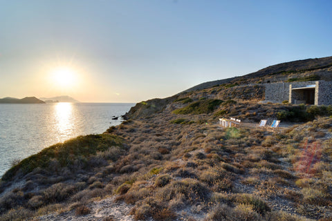 Eco luxury villas in nine acres of unspoiled land, full of olive trees, lavender Athens, Greece Skinopi Lodge - Thymari Entire bungalow vacation rental 623551827660328535