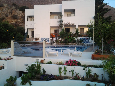 'Robin's Nest' is a friendly family run hotel set on the Rothapou peninsula near Crete Region, Greece 'Robin's Nest' APT 3 with mountain and sea views. Entire serviced apartment vacation rental 34830396