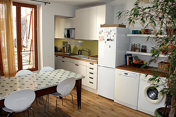 This spacious yet cozy 2-bedroom/2-bath apartment is located in a quiet area beh Paris, France A 2bd/2ba Duplex/Maisonnette near Montmartre Entire rental unit vacation rental 5961533