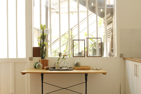 Atypical 66 sqm flat in a listed XIX century printing workshop. <br /><br />This Paris, France Bohemian Flat in a Renovated Printing House Entire rental unit vacation rental 20250376