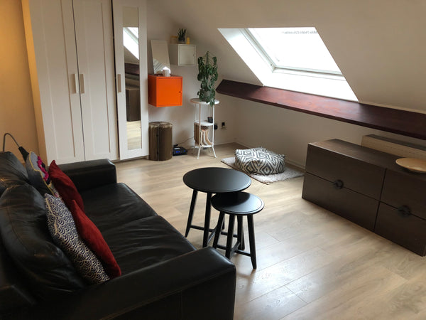 Mon logement est proche de l'Ultime Atome, Rue Saint-Boniface, Fuse, Mano à Mano Ixelles, Belgium Studio tout neuf  au coeur de Bruxelles Entire rental unit vacation rental 15475628