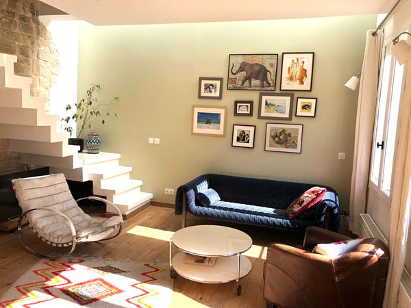 Maison de ville loft, familiale, ensoleillée, calme, avec terrasse, dans le quar Paris, France Maison Loft calme dans Montmartre Entire rental unit vacation rental 6128609