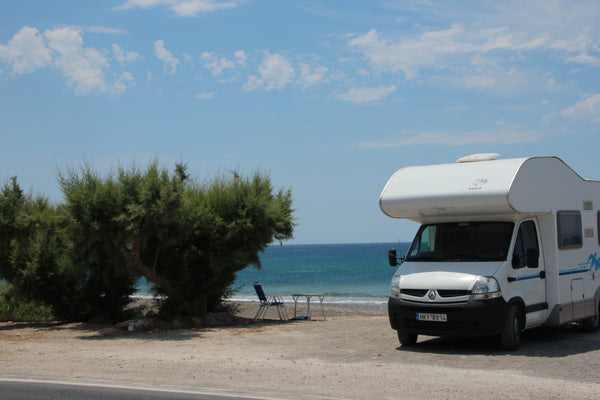 We rent out our Knaus over-cab camper (2009) for max 4 persons.<br />Crete by ca Heraklion, Greece Crete by camper, see it all! Camper/RV vacation rental 21940189