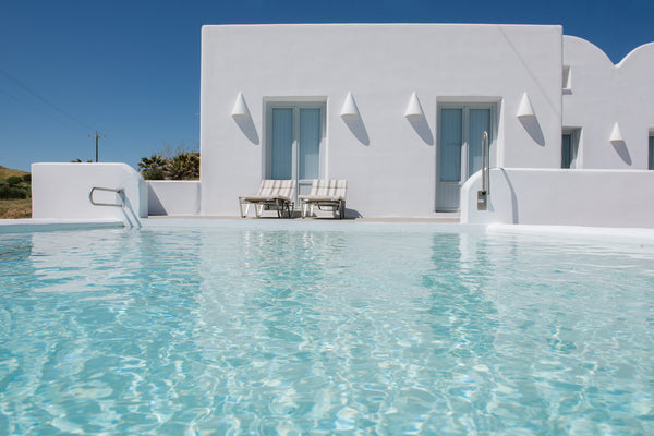 A sea front Cycladic villa, this three-bedroom luxury villa with private pool, o Greece 