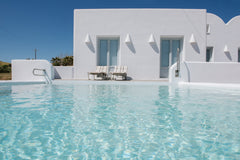A sea front Cycladic villa, this three-bedroom luxury villa with private pool, o Greece "Sea" Luxury villa  by Santorini beach! Entire villa vacation rental 7529383