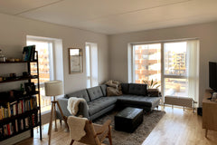 Our lovely apartment has 2 bedrooms with double beds, a large connected living a Copenhagen, Denmark Lovely 2-bedroom apartment with free parking Entire rental unit vacation rental 594915153646472404