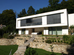 Modern one-bedroom suite with sun deck and view of a large landscaped garden set Klosterneuburg, Austria Sunshine Apartment - Private Parking & Sun Deck Entire rental unit vacation rental 2251627