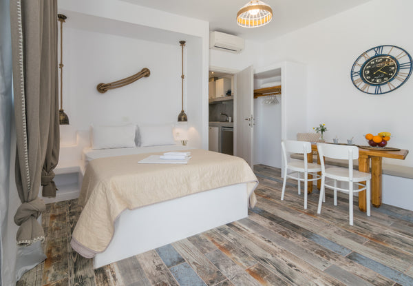 The Cycladic-style Giannoulis Hotel is centrally located in the seaside village  Adamantas, Greece Giannoulis Hotel Adamas Apartment 2 Bedrooms Room in serviced apartment vacation rental 30400027