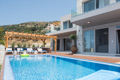 This Magnificent Villa is comfortable and ideal for families or groups who wish   Magnificent Villa Private Pool&Sea Views by Delfus Entire villa vacation rental 714299280385424015