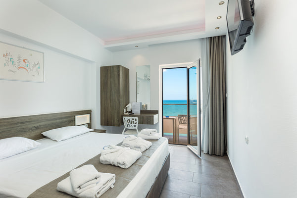 At Kahlua Hotel & Suites in Hersonissos Crete, the days go by with ease sunbathi Rethimnon, Greece Kahlua Hotel & Suites - Standard Room Sea View Room in boutique hotel vacation rental 45132844