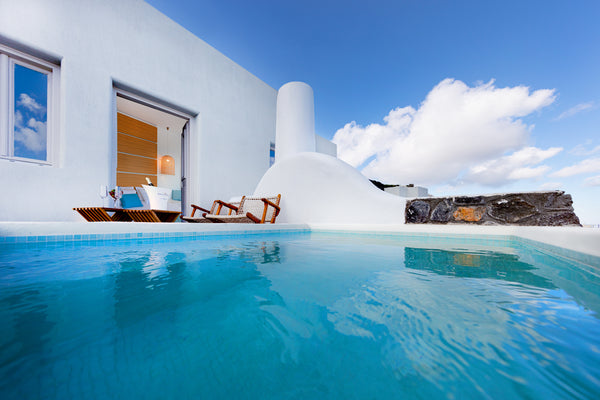 Designed for honeymooners or as a romantic retreat.  <br />Cave villa Cian is sp  Cave villa Cyan, hot tub/panoramic view Cave vacation rental 43370835