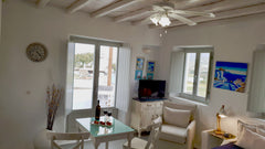 The Traditional Mykonian Architecture combined with some deluxe details can full Mikonos, Greece Antheia Suite of Mykonos Cycladic home vacation rental 14214644