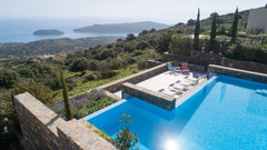 Villa Sendal is a modern contemporary Villa located on a hillside in Chavgas/ Pl Agios Nikolaos, Greece Villa Sendal - Exclusive Luxury & Stunning Views Entire villa vacation rental 35504382