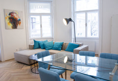 The 120 m² big apartment is located in the heart of the second district in Vienn Vienna, Austria Generous apartment in the heart of Vienna Entire rental unit vacation rental 31400193