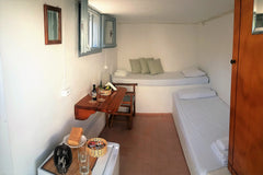 It's a cozy and cute guest house, with 1 room with 2 built beds (size: 2m x 4m)  Athens, Greece Paros cozy economy guest house Entire guest suite vacation rental 24949356