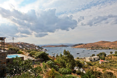 This lovely new villa is in one of the best locations on Kea, just an hour away  Athina, Greece Beautiful summer house with magnificent view Cycladic home vacation rental 9872101
