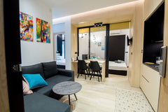 Enjoy this beautiful modern and luxury apartment in the heart of the city. Surro GR Zan Moreas Apartment Entire rental unit vacation rental 44422042
